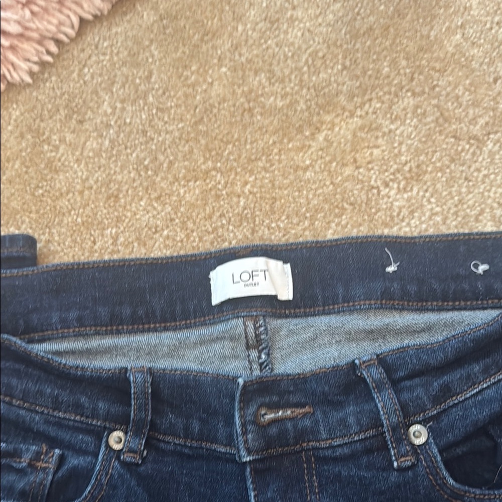 LOFT Blue Classic Denim Jeans